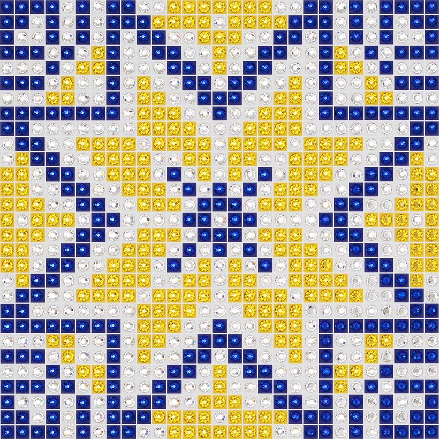 Azulejos 1 - crystal art by Julia Roshkow