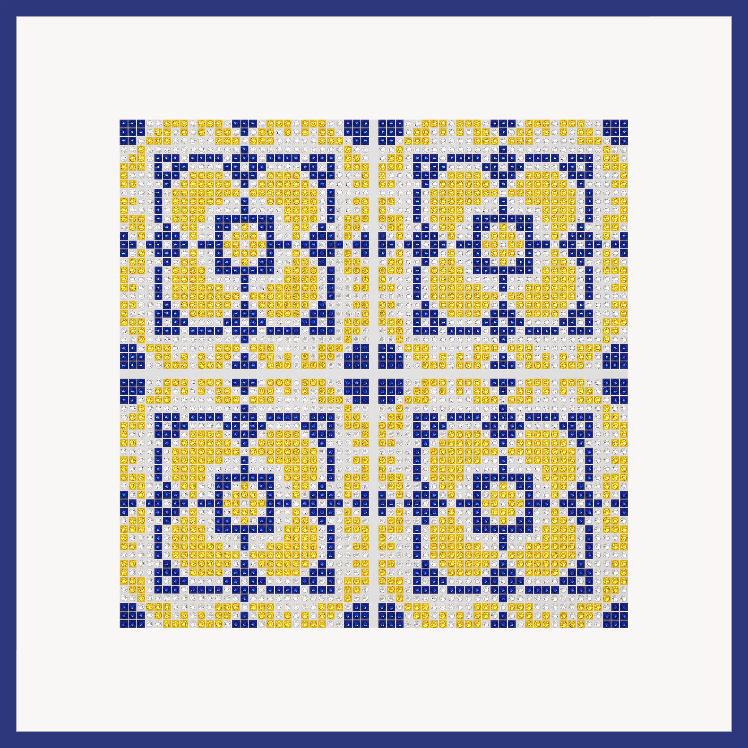 Azulejos 4 - crystal art by Julia Roshkow