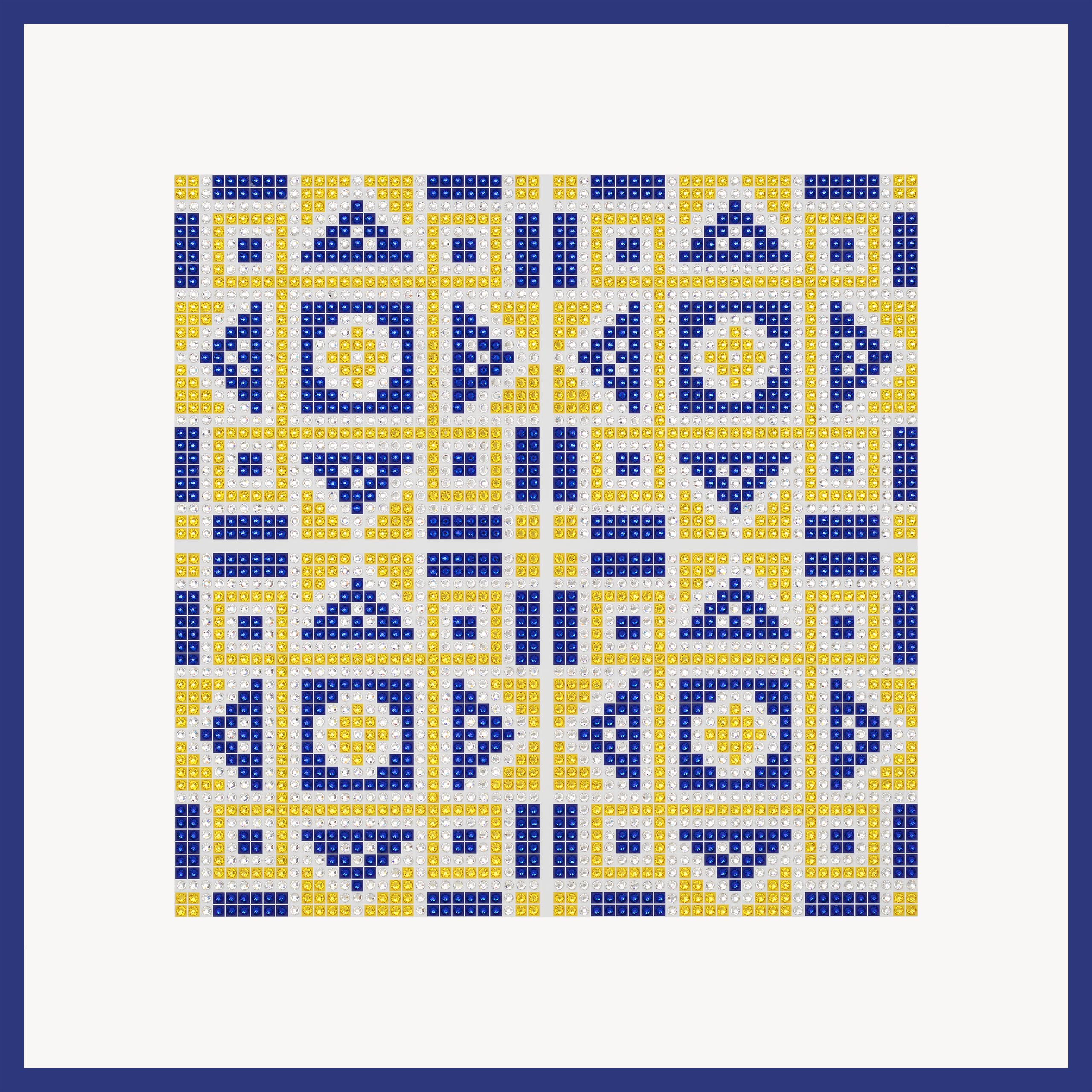 Azulejos 5 - crystal art by Julia Roshkow