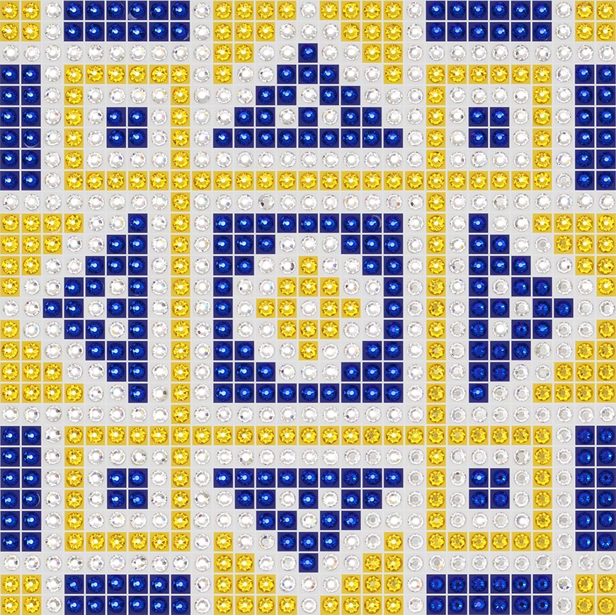 Azulejos 5 - crystal art by Julia Roshkow
