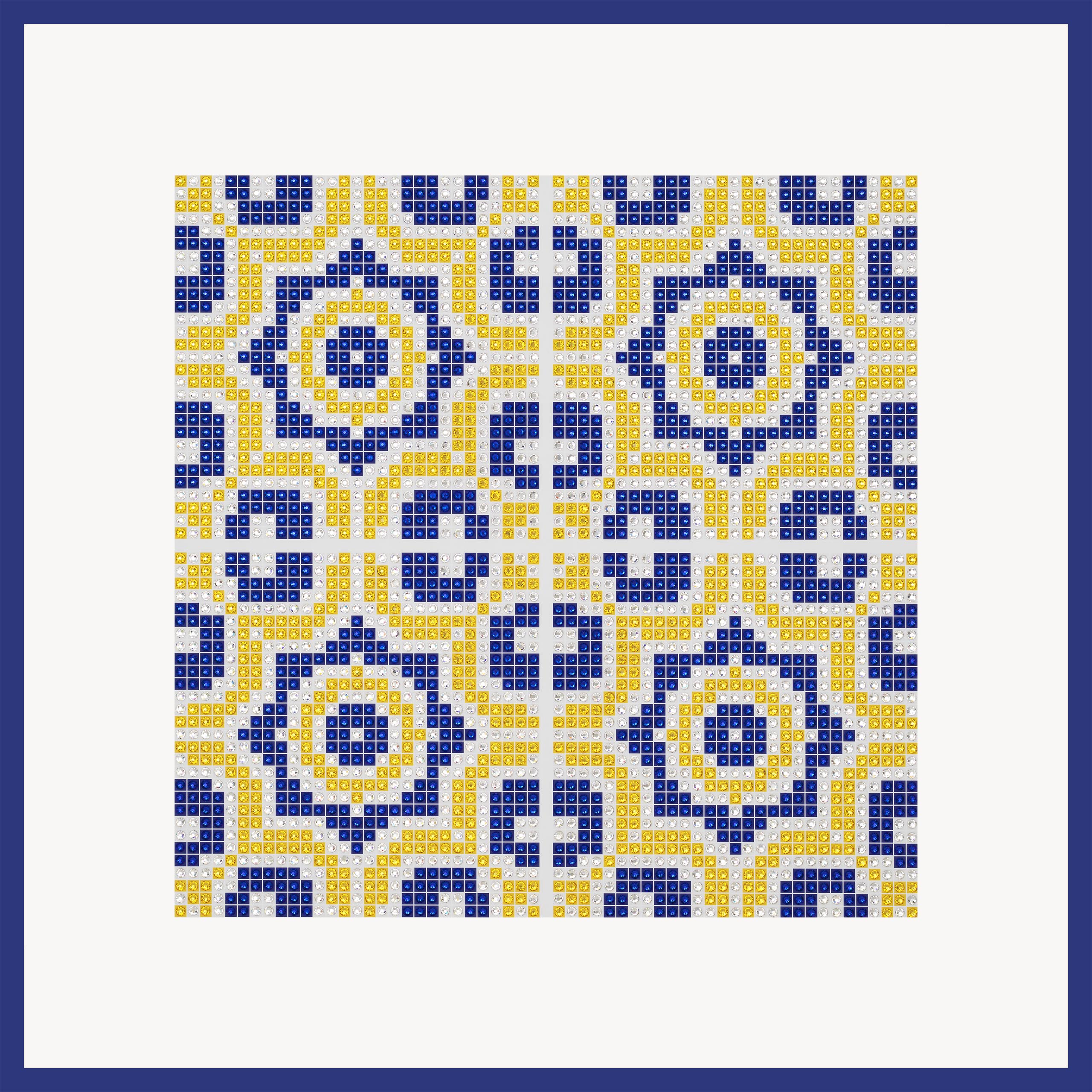 Azulejos 6 - crystal art by Julia Roshkow