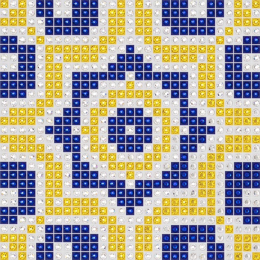 Azulejos 6 - crystal art by Julia Roshkow