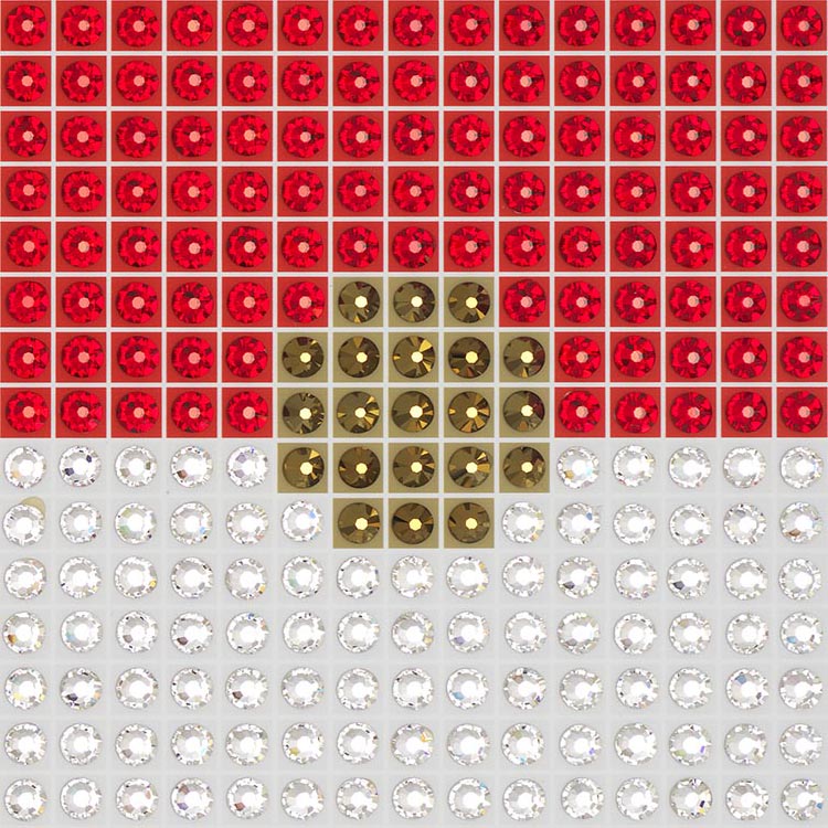 Condensed Soup - crystal art by Julia Roshkow - detail