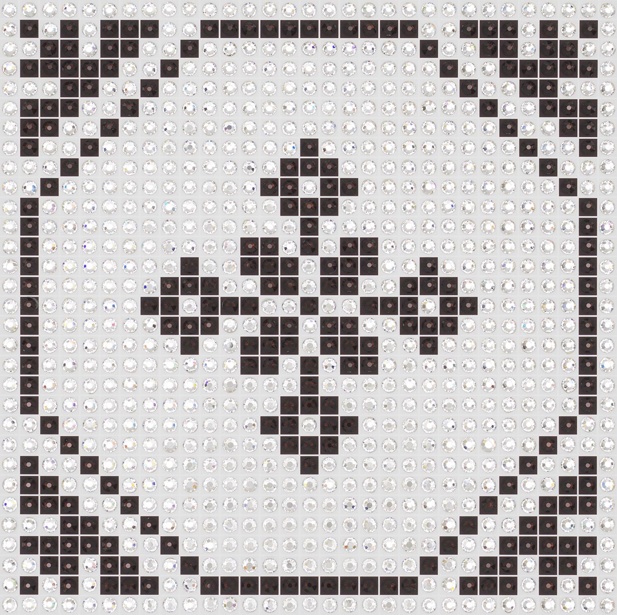 Delftware - Manganese - crystal art by Julia Roshkow