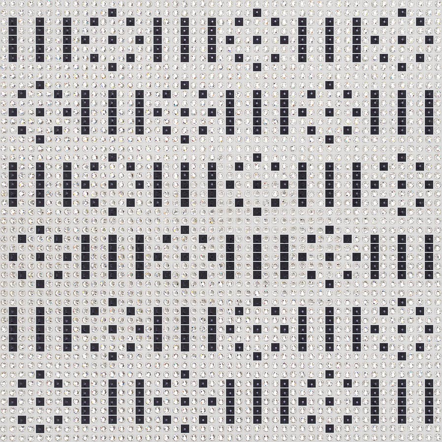 Indigo 3 - crystal art by Julia Roshkow