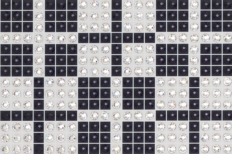 Indigo 4 - crystal art by Julia Roshkow - detail