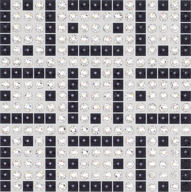 Indigo 6 - crystal art by Julia Roshkow - detail